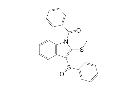 [2-(Methylsulfanyl)-3-(phenylsulfinyl)-1H-indol-1-yl](phenyl)methanone