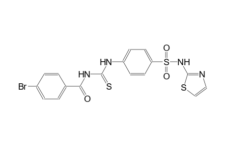 4-({[(4-bromobenzoyl)amino]carbothioyl}amino)-N-(1,3-thiazol-2-yl)benzenesulfonamide
