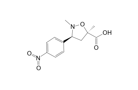 N,5-(S)-Dimethyl-3-(R)-(p-nitrophenyl)isoxazolidine-5-carboxylic acid