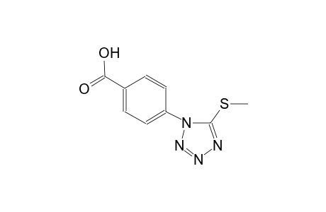 4-[5-(methylsulfanyl)-1H-tetraazol-1-yl]benzoic acid