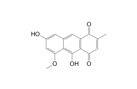 7,10-Dihydroxy-5-methoxy-2-methyl-1,4-anthraquinone