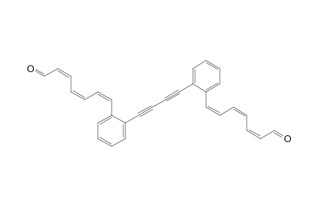 2,4,6-Heptatrienal, 7,7'-(1,3-butadiyne-1,4-diyldi-2,1-phenylene)bis-, (all-E)-