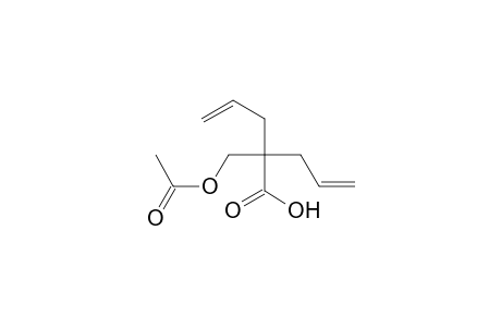 2-(Acetoxymethyl)-2-allylpent-4-enoic acid