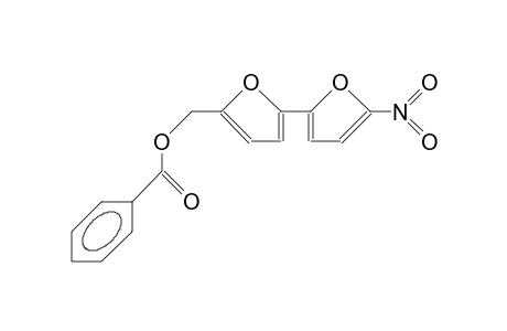 5-Nitro-2-(5'-<benzoyloxymethyl>-furan-2'-yl)-furan