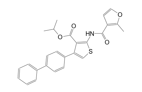 isopropyl 4-[1,1'-biphenyl]-4-yl-2-[(2-methyl-3-furoyl)amino]-3-thiophenecarboxylate