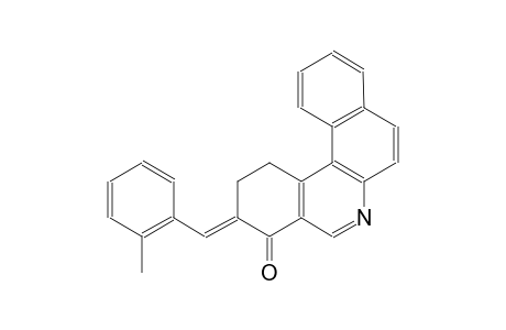 benzo[a]phenanthridin-4(1H)-one, 2,3-dihydro-3-[(2-methylphenyl)methylene]-, (3E)-