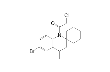 6-Bromo-N-.alpha.-chloroacetyl-3,4-dihydro-4-methyl-spiro[quinoline-2',1'-cyclohexane]