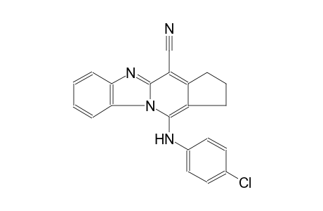 11-(4-chloroanilino)-2,3-dihydro-1H-cyclopenta[4,5]pyrido[1,2-a]benzimidazole-4-carbonitrile