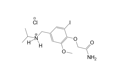 N-[4-(2-amino-2-oxoethoxy)-3-iodo-5-methoxybenzyl]-2-propanaminium chloride