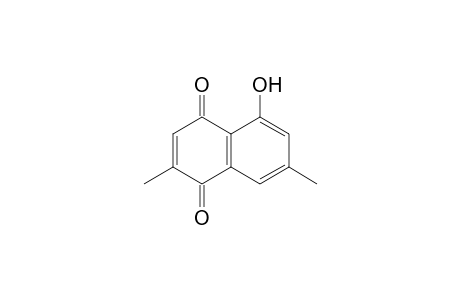 5-Hydroxy-2,7-dimethyl-1,4-naphthoquinone