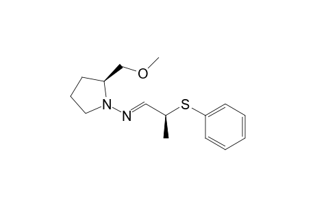 (E)-[(2S)-2-(methoxymethyl)pyrrolidino]-[(2S)-2-(phenylthio)propylidene]amine