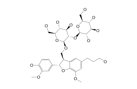 SAPOSIDE-B;(2S,3R)-DIHYDRODEHYDRO-CONIFERYL-ALCOHOL-3A-O-BETA-SOPHOROSIDE
