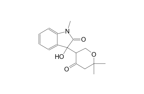3-(6,6-dimethyl-4-oxotetrahydro-2H-pyran-3-yl)-3-hydroxy-1-methyl-1,3-dihydro-2H-indol-2-one