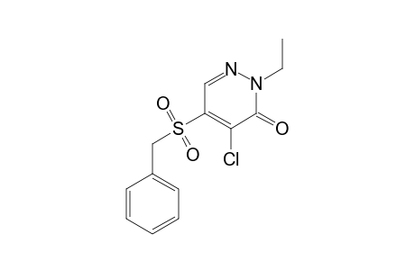 3(2H)-Pyridazinone, 4-chloro-2-ethyl-5-[(phenylmethyl)sulfonyl]-