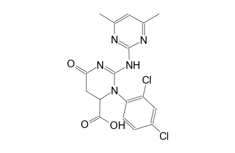 3-(2,4-dichlorophenyl)-2-[(4,6-dimethyl-2-pyrimidinyl)amino]-6-oxo-3,4,5,6-tetrahydro-4-pyrimidinecarboxylic acid