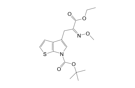 Ethyl .alpha.-[(E)-methyloximino]-.beta.-[6-(tert-butoxycarbonyl)-4-thieno[3,4-b]pyrrolyl]propanoate