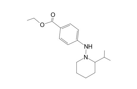 4-[(2-isopropylpiperidino)amino]benzoic acid ethyl ester