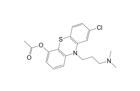 10H-Phenothiazin-4-ol, 8-chloro-10-[3-(dimethylamino)propyl]-, acetate (ester)