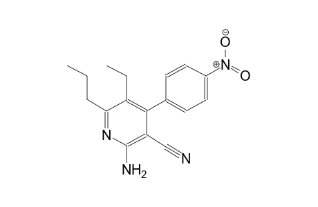 2-amino-5-ethyl-4-(4-nitrophenyl)-6-propylnicotinonitrile