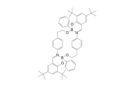 2,2'-Di(phenyl)bis[7,7',9,9'-tert-butyl-3-aza-2-bora-1-oxabicyclo[4.4.0]decano][5.5]paracyclophane