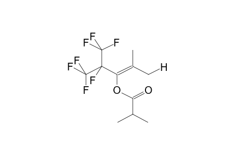 2-METHYL-3-ISOBUTYROYLOXY-4-TRIFLUOROMETHYL-4,5,5,5-TETRAFLUOROPENTENE-2