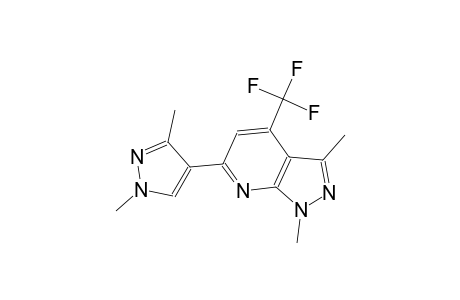 6-(1,3-dimethyl-1H-pyrazol-4-yl)-1,3-dimethyl-4-(trifluoromethyl)-1H-pyrazolo[3,4-b]pyridine