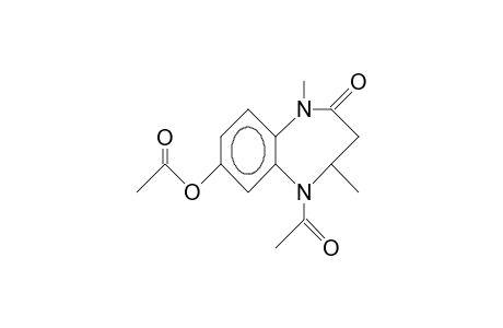 7-Acetoxy-5-acetyl-1,4-diimethyl-1,3,4,5-tetrahydro-2H-1,5-benzodiazepin-2-one