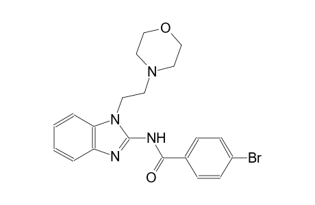 4-bromo-N-{1-[2-(4-morpholinyl)ethyl]-1H-benzimidazol-2-yl}benzamide