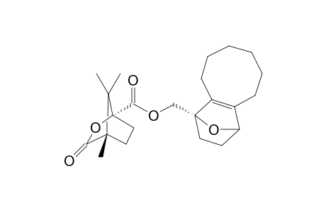 [1,2,3,4,5,6,7,8,9,10-decahydro-1,4-epoxybenzocycloocten-2-yl)methyl] (1R,1'S,2R,4S)-(-)-camphanoate