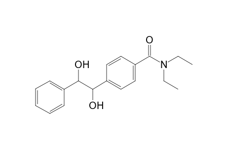 erythro/threo-2-phenyl-1-[4-(diethylcarbamoyl)phenyl]ethane-1,2-diol