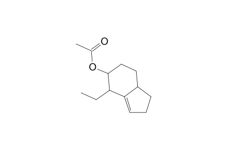 2-Ethyl-3-acetoxy-.delta.(1(2))-bicyclo[4.3.0]non-9-ene