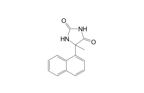 5-Methyl-5-(1-naphthalenyl)imidazolidine-2,4-dione