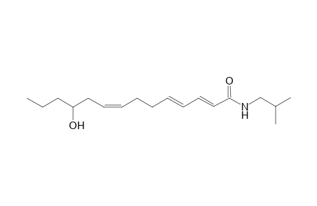 11-Hydroxy-N-(2'-methylpropyl)tetradeca-2,4,8-trienamide