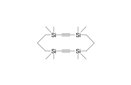Octamethyl-1,5,8,12-tetrasila-6,13-cyclotetradecadiyne