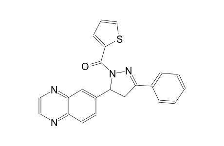 quinoxaline, 6-[4,5-dihydro-3-phenyl-1-(2-thienylcarbonyl)-1H-pyrazol-5-yl]-