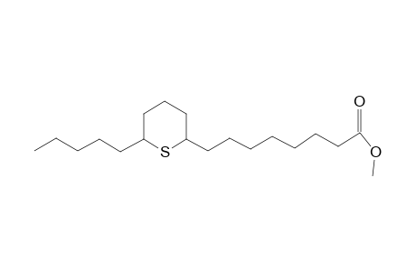 N-Octanoic acid, 8-(6-N-pentyltetrahydrothiopyranyl-2)-, methyl ester