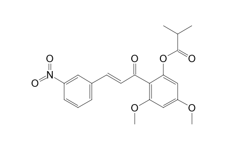 4',6'-Dimethoxy-2'-hydroxy-3-nitrochalcone, 2-methylpropionate