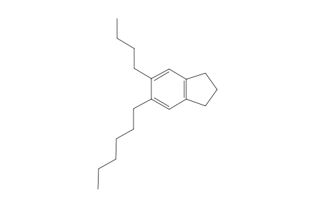 1H-Indene, 5-butyl-6-hexyl-2,3-dihydro-