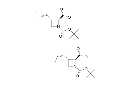 (2S,3S)-1-(TERT.-BUTOXYCARBONYL)-3-(PROP-1-EN-1-YL)-AZETIDINE-2-CARBOXYLIC-ACID;MIXTURE-OF-ROTAMERS