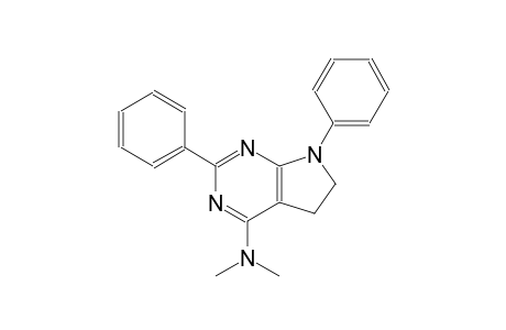 5H-pyrrolo[2,3-d]pyrimidin-4-amine, 6,7-dihydro-N,N-dimethyl-2,7-diphenyl-