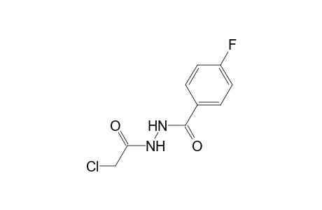 Benzhydrazide, 4-fluoro-N2-chloroacetyl-