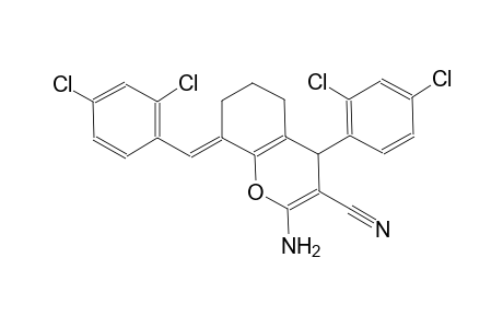 (8E)-2-amino-8-(2,4-dichlorobenzylidene)-4-(2,4-dichlorophenyl)-5,6,7,8-tetrahydro-4H-chromene-3-carbonitrile