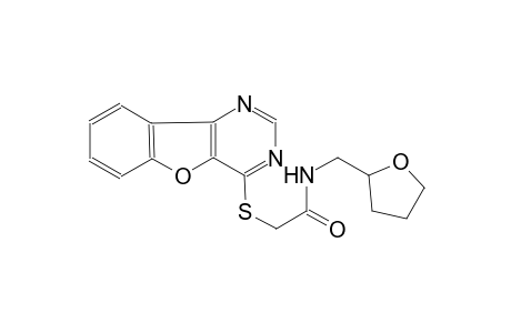 2-([1]benzofuro[3,2-d]pyrimidin-4-ylsulfanyl)-N-(tetrahydro-2-furanylmethyl)acetamide