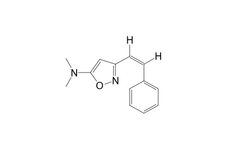 5-DIMETHYLAMINO-3-(2-PHENYLETHENYL)-1,2-OXAZOL