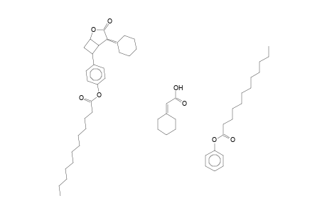 trans-4,5':5,4'-BIS[DIHYDRO-(3H)-FURANON], 3,3'-DICYCLOHEXYLIDEN-5,5'-BIS(4-DODECANOYLOXYPHEYL)-