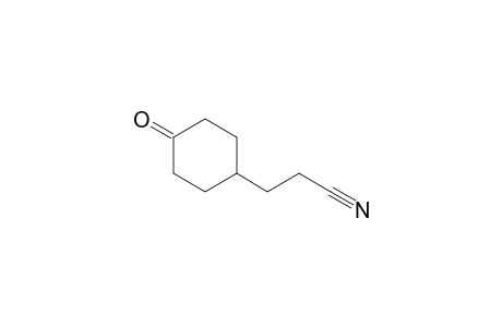 3-(4-Oxocyclohexyl)propanenitrile