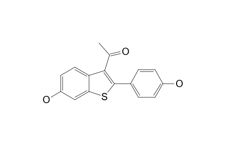 1-[6-HYDROXY-2-(4-HYDROXYPHENYL)-1-BENZOTHIOPHEN-3-YL]-ETHANONE;HHBA;IMPURITY-7