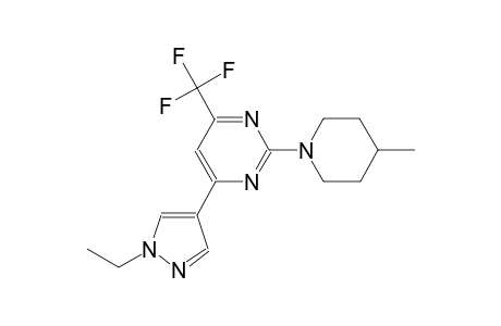 pyrimidine, 4-(1-ethyl-1H-pyrazol-4-yl)-2-(4-methyl-1-piperidinyl)-6-(trifluoromethyl)-