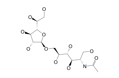 BETA-D-GALACTOFURANOSYL-(1->6)-2-ACETAMIDO-2-DEOXY-D-GLUCITOL
