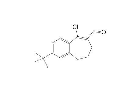 3-(t-Butyl)-9-chloro-6,7-dihydro-5H-benzocycloheptene-8-carbaldehyde
